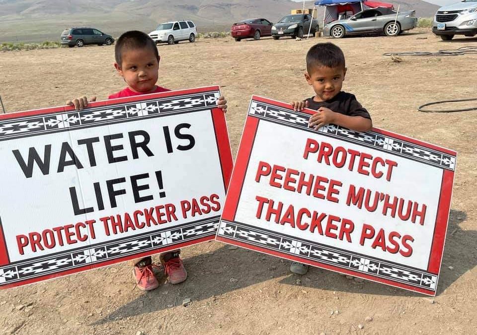 Kids Protecting Thacker Pass